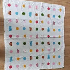 MIKI HOUSE ガーゼバスタオル 動物柄