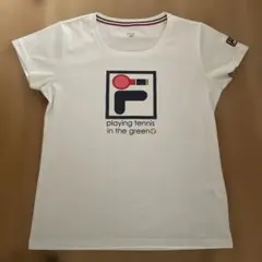 FILA フィラ　テニス Tシャツ レディースL ホワイト　シンプル　オシャレ