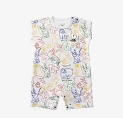 よっぴ様専用 ザ・ノース・フェイス ベビーロンパース 80 ラインアニマルズ