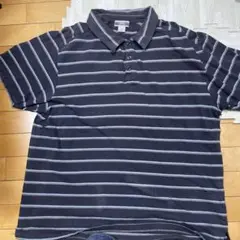 00sオールドGAP ポロシャツ ボーダー XXLサイズのサムネイル