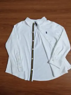 ラルフローレン　シャツ ブラウス 白　長袖　フォーマル お受験 七五三