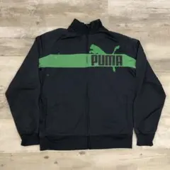古着 00年代 PUMA プーマ トラックジャケット ブラック M ジャージ