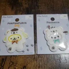 大人気商品 サンリオ パイルワッペン セリア ポムポムプリン ポチャッコ 品薄