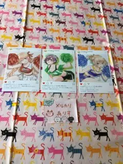 即購入不可★カッコウの許嫁　先着限定特典ポストカード チアリーダー　全3種
