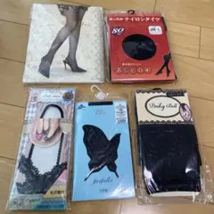 パンスト　タイツ　レギンス　他　レッグウェア５点　MーL 23ー25㎝