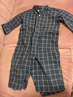 Ralph Lauren チェック柄ロンパース 80