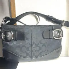 コーチ　COACH　シグネチャー　ショルダーバッグ　ハンドバッグ　レディース