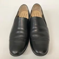 【未使用級】マーガレットハウエル アイデア 22 レザー コインローファー 黒 マーガレット・ハウエル アイデア MARGARET HOWELL idea タンク