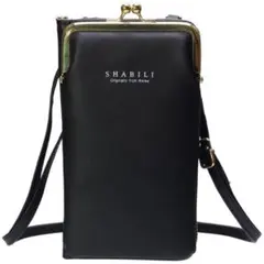 【未使用】スマホポーチ レディース ショルダー ポシェット 財布 縦型 おしゃれ