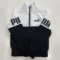 PUMA ジャージ ホワイト/ブラック　140cm