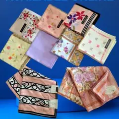 未使用. BURBERRY シルクコットン大型入りハンカチセット