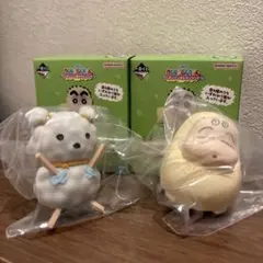 クレヨンしんちゃん 一番くじ　E賞 ミニフィギュア 2点セット