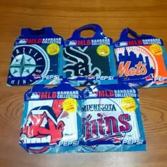 PEPSI MLBバンダナコレクション 5種　メジャーリーグベースボール