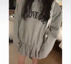 スウェット　バルーンワンピース　即発