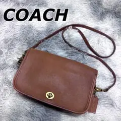 オールドコーチ ショルダーバッグ クロスボディ レザー USA製 9755