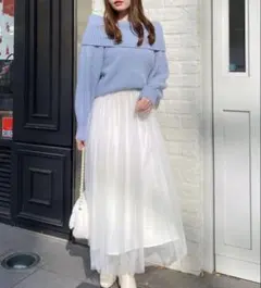 INGNI チュールギャザースカート