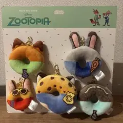 ズートピア ぬいぐるみキーホルダー・キーチェーン セット ドーナツ