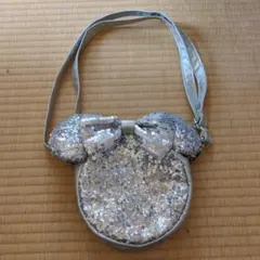 ミッキー型スパンコールバッグ