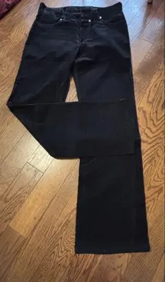 ブラック コーデュロイ パンツ W28 L33のサムネイル
