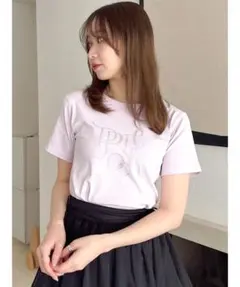 【UV】ラインストーングラフィックロゴTシャツ　dazzlinのサムネイル