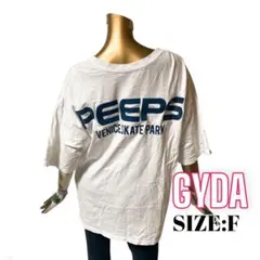 ⭐️A998⭐️ GYDA ♥ オーバー ビッグシルエット バックプリント Tシャツのサムネイル