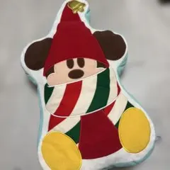 即購入OKDisney Festive Winter リルリンリン　クッション緑