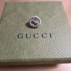 GUCCI インターロッキングピアス 片耳 シルバー925 GG 箱 保存袋
