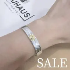 ✨現品限り✨セール✨新品✨ブレスレット バングル 稲妻 シルバー かわいい 韓国