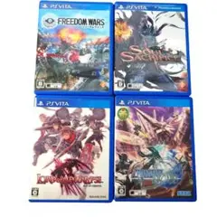 【中古】PS Vita ソフト 4本セット まとめ売り