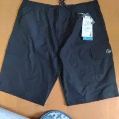 LOGOS ブラック ショートパンツ 5Lのサムネイル