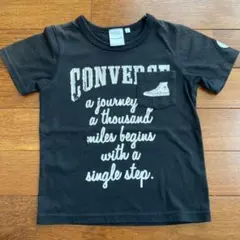 CONVERSE ブラック Tシャツ　120