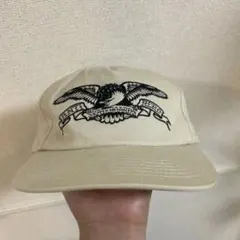 ANTI HERO ワークキャップ ベージュ スナップバックのサムネイル