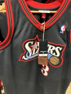 Mitchell & Ness NBA 76ers アレン アイバーソンLサイズ - メルカリ