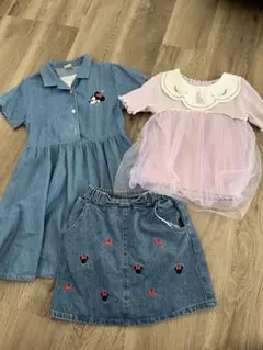 ディズニーデザイン3点セット　女の子　120 最終値下げ