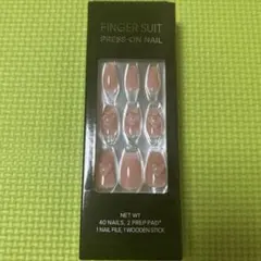 新品未開封　FINGER SUIT　プレスオンネイル peaches ピーチ