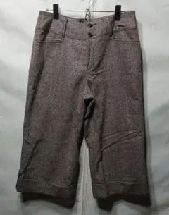 『レディース ブーツが似合う丈のキュロットパンツ ガウチョパンツ』