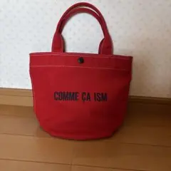 COMME CA ISM トートバッグ レッド
