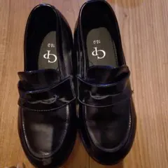 黒 ローファー 18.0cm