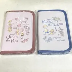 THREEPPY ディズニー くまのプーさん 手帳ポーチ 2種セット