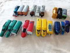 プラレール 車両 まとめ ドクターイエロー ハヤブサ コマチ トーマス セット