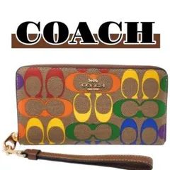 新品・未使用コーチCOACH カラフルロゴ 長財布 未使用 - メルカリ
