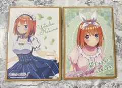 五等分の花嫁 四葉 ミニ色紙セット