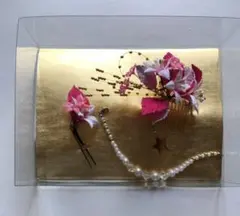 成人式　髪飾り　和装　ピンク