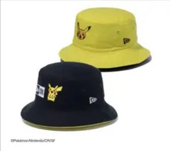NEWERA ポケモン ピカチュウ リバーシブル バケットハット