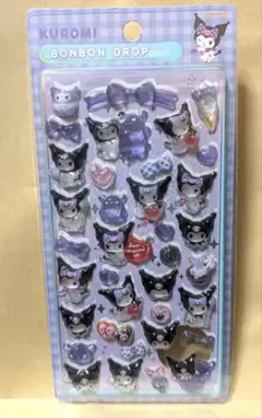 クロミ　ボンボンドロップシール 2枚で1400円 3Dシール