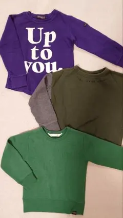 長袖トレーナー 3点セット　110センチ