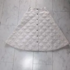 グレースコンチネンタル　 キルティング フレアスカート