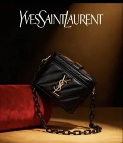 【新品未使用】イヴ・サンローラン　YSL ショルダーバッグ　ゴールド