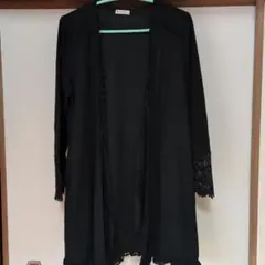 axes femme ブラック 長袖カーディガン