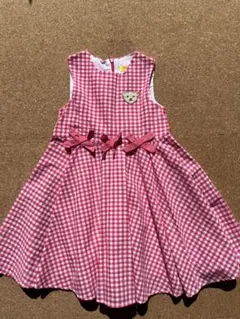 シュタイフ ワンピース ピンク サイズ4T 104cm